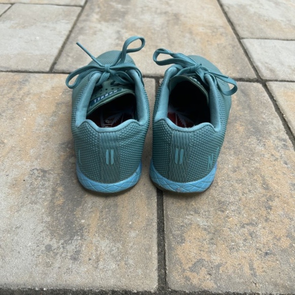Nobull‎ SuperFabric Trainer Running Womens Sz. 8.5 Teal Training Shoes Tropic - Picture 7 of 8